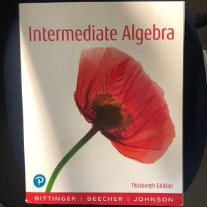 Intermediate Algebra textbook